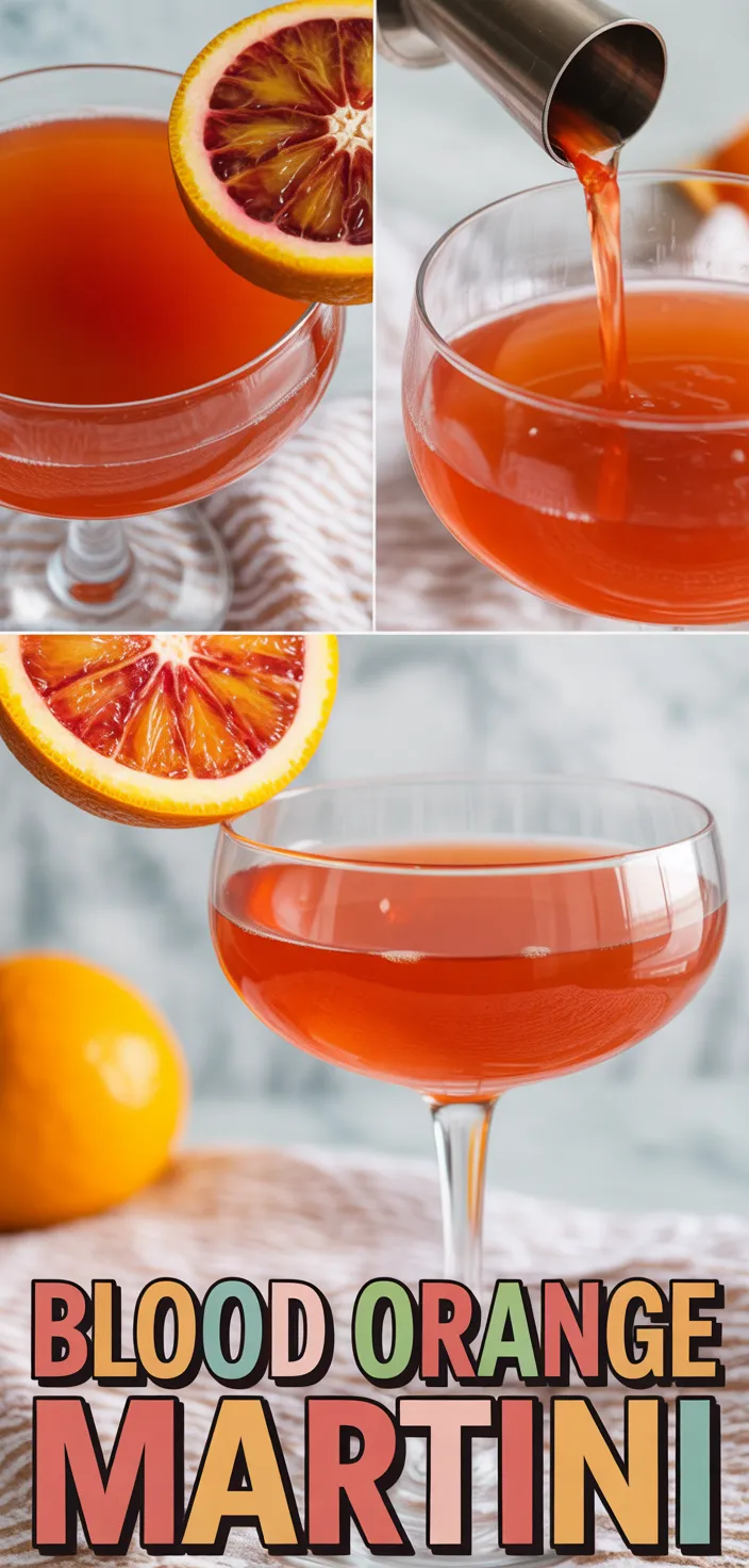 A photo of Blood Orange Martini Recipe