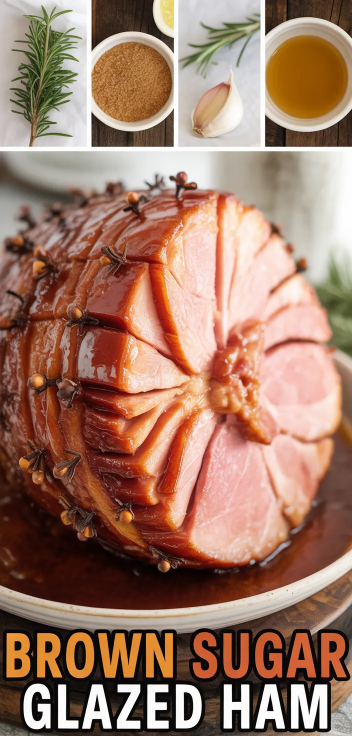 A photo of Brown Sugar Glazed Ham Recipe