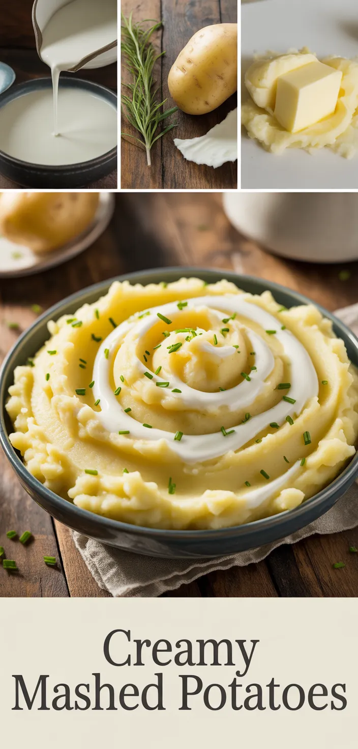 A photo of Creamy Mashed Potatoes With Heavy Cream Recipe