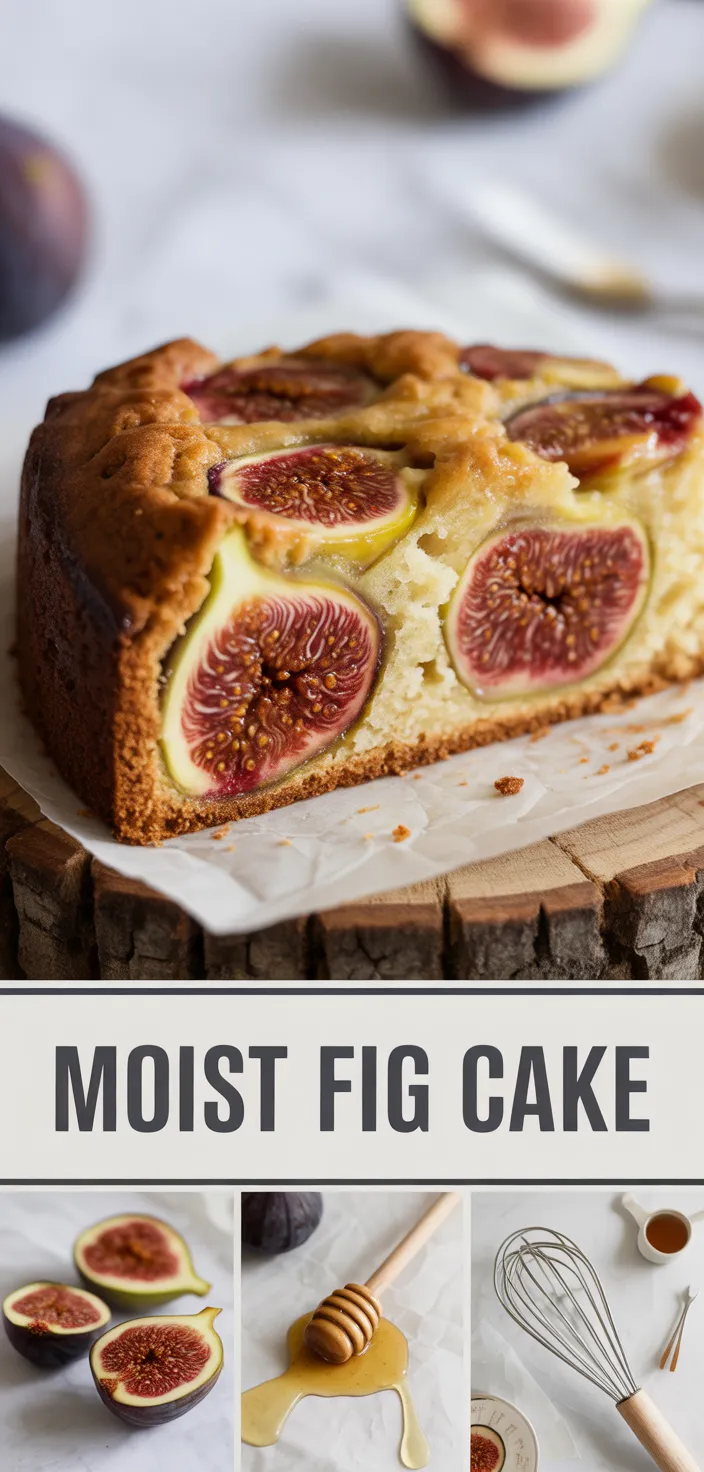 A photo of Fresh Fig Cake Moist And Delicious Perfect For Fig Season Recipe