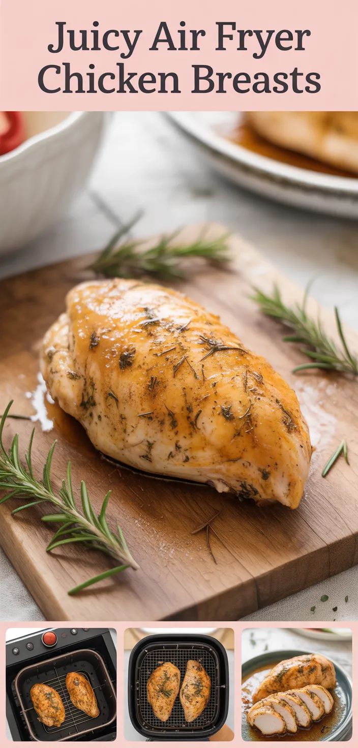 A photo of Juicy Air Fryer Chicken Breasts Recipe