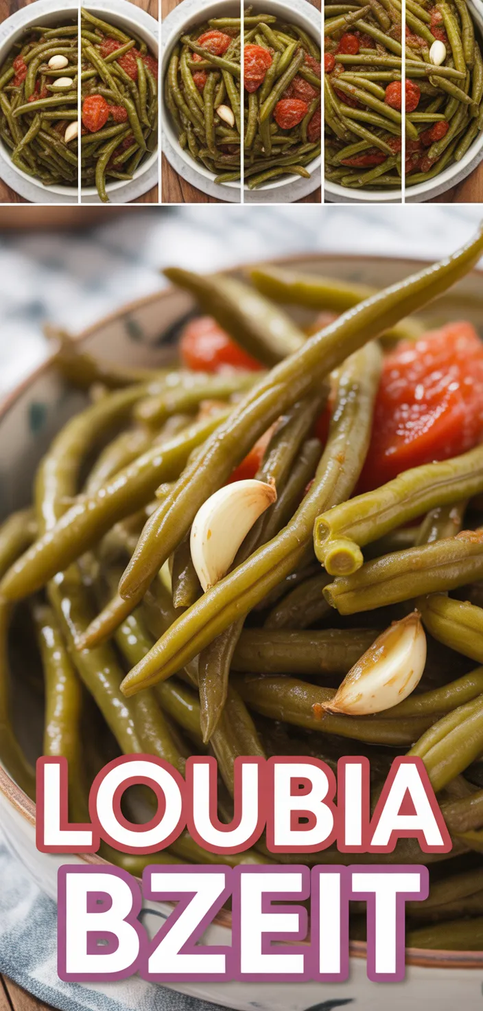 A photo of Loubia Bzeit Recipe