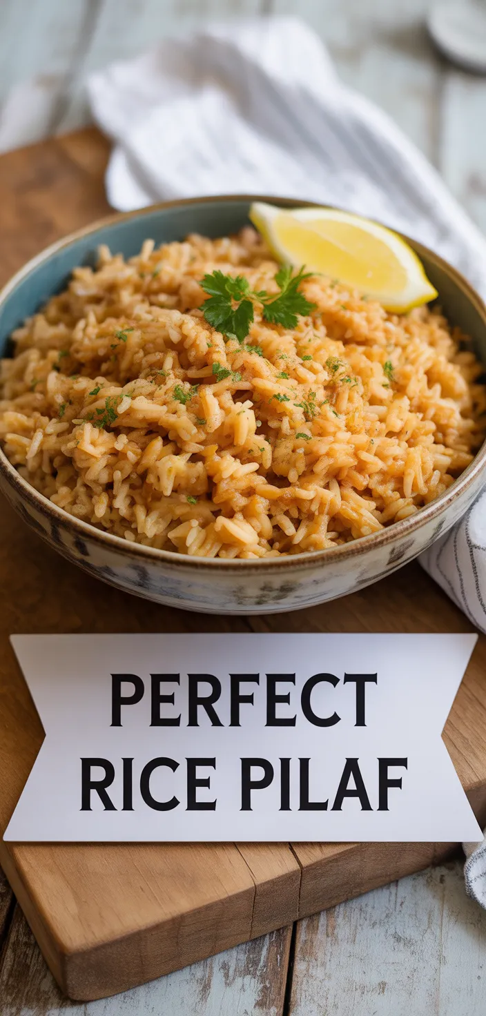 A photo of Perfect Rice Pilaf Recipe