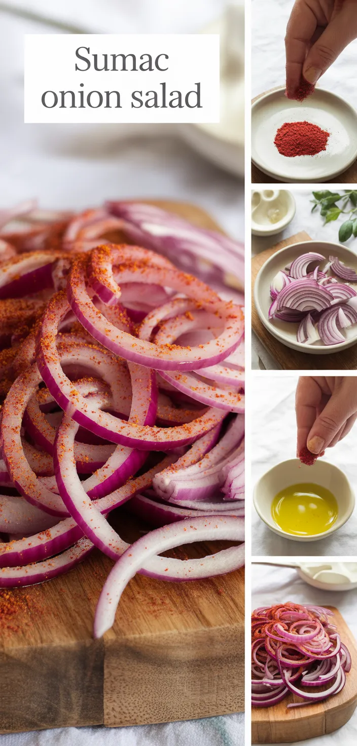 A photo of Sumac Onion Salad Recipe