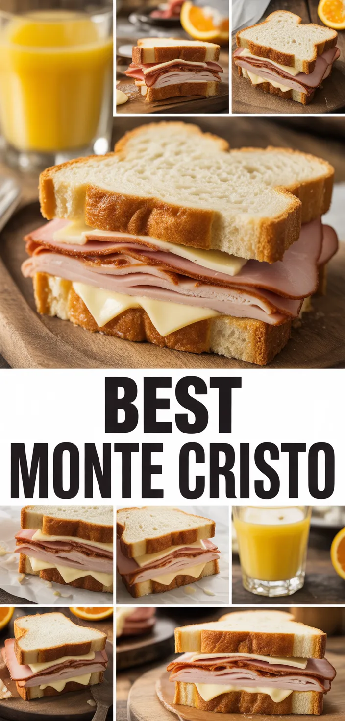 A photo of The BEST Monte Cristo Sandwich EVER Recipe