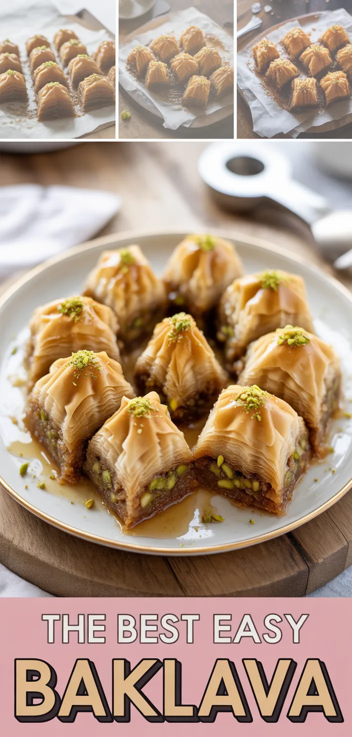A photo of The Best Easy Baklava Recipe