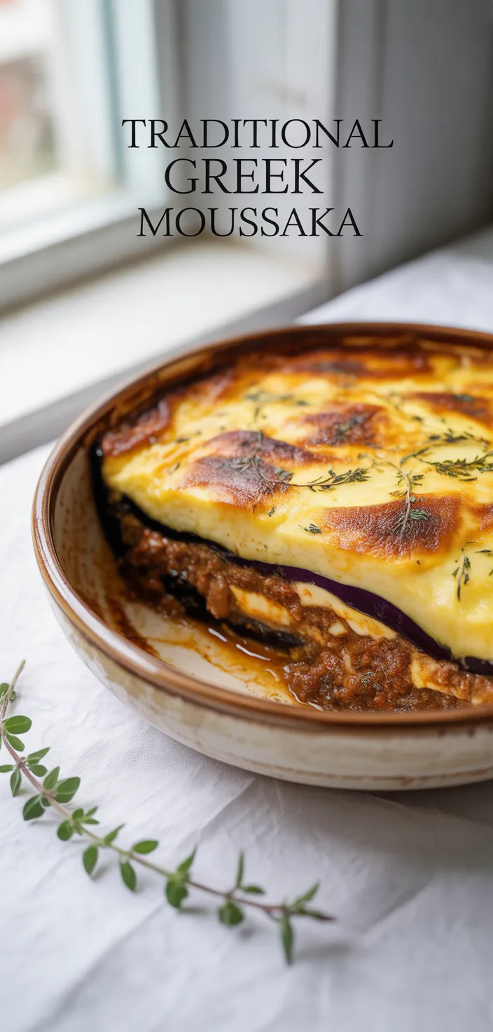 A photo of Traditional Outrageously Delicious Greek Moussaka Recipe