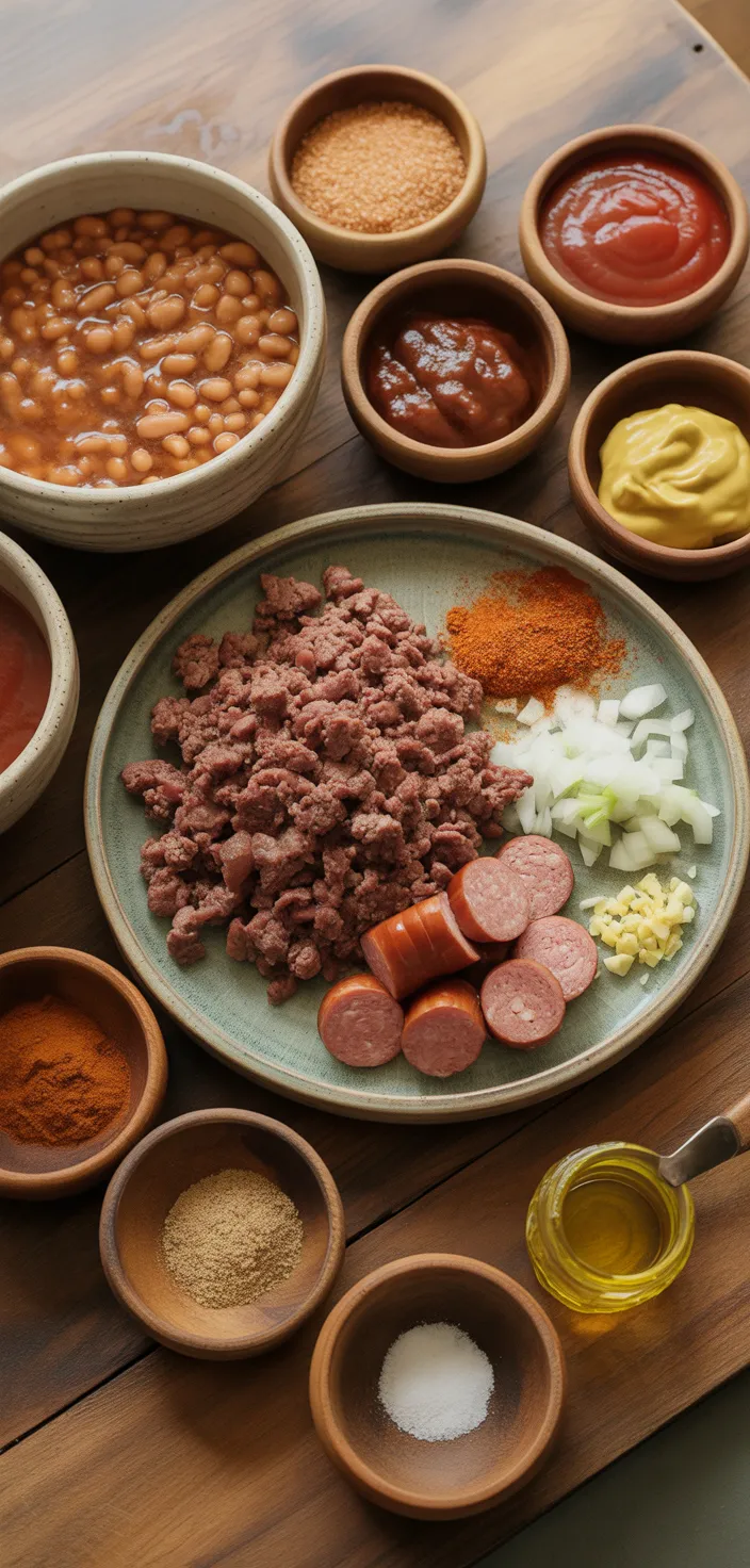 Ingredients photo for Cowboy Beans Recipe