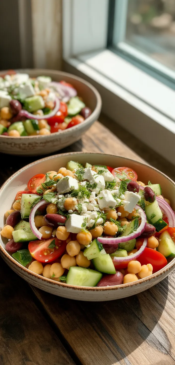 Ingredients photo for Mediterranean Chickpea Salad Recipe