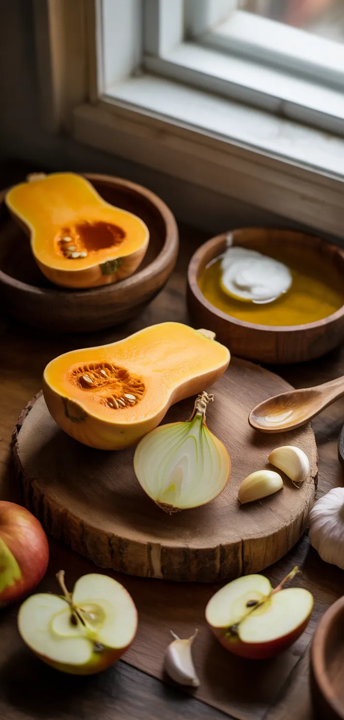 Ingredients photo for Panera Autumn Squash Soup Recipe