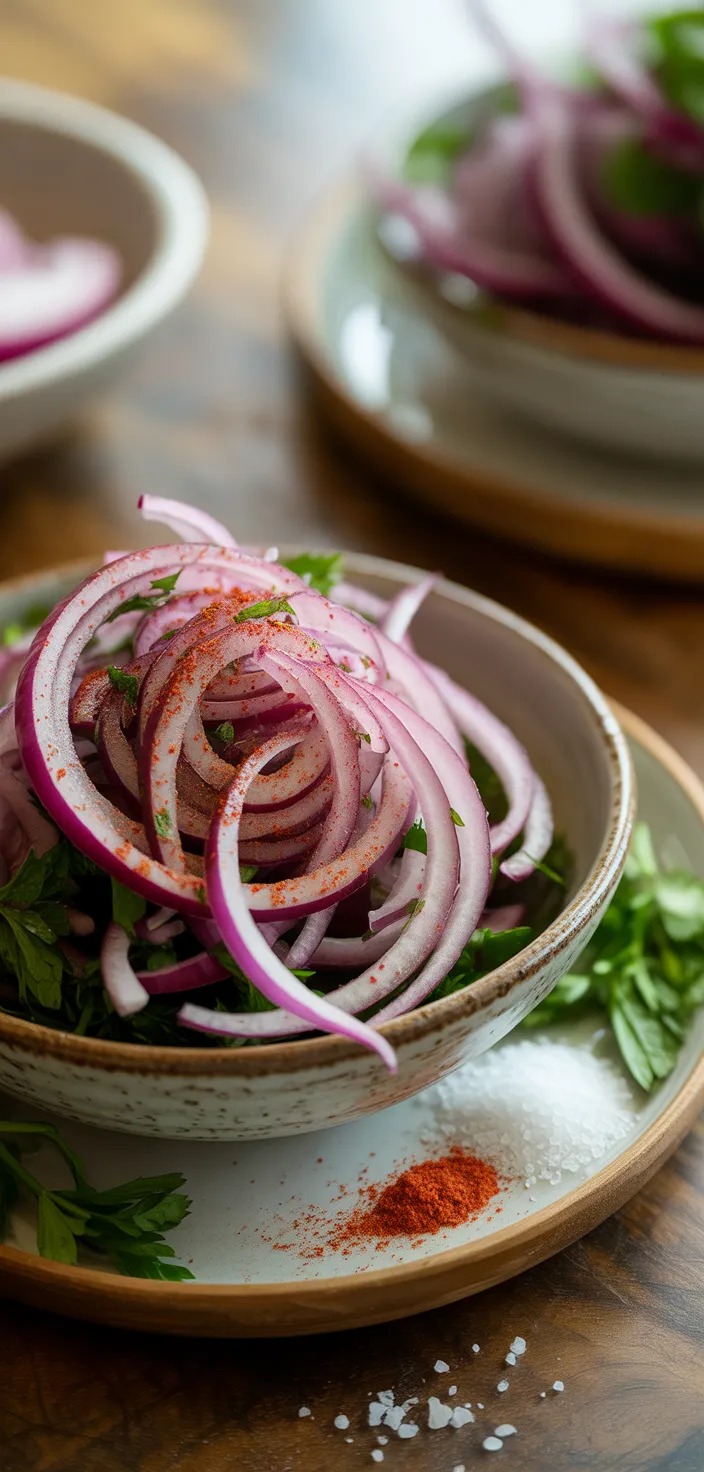 Ingredients photo for Sumac Onion Salad Recipe