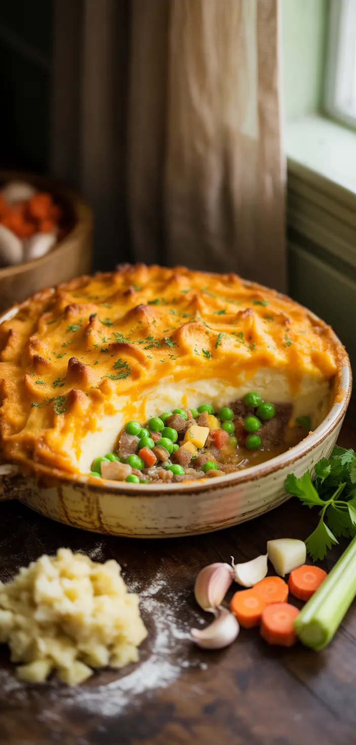 Ingredients photo for Thanksgiving Shepherd's Pie With Stuffing Crust Recipe