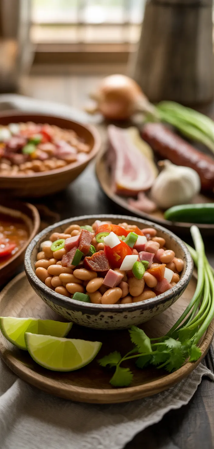 Ingredients photo for Charro Beans (Frijoles Charros) Recipe