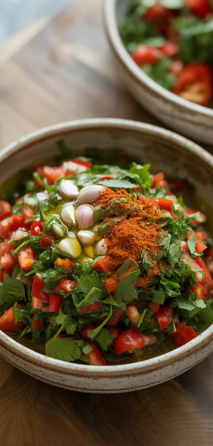 Ingredients photo for Chimichurri Rojo Recipe