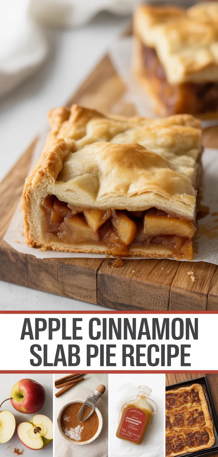 A photo of Apple Cinnamon Slab Pie Recipe