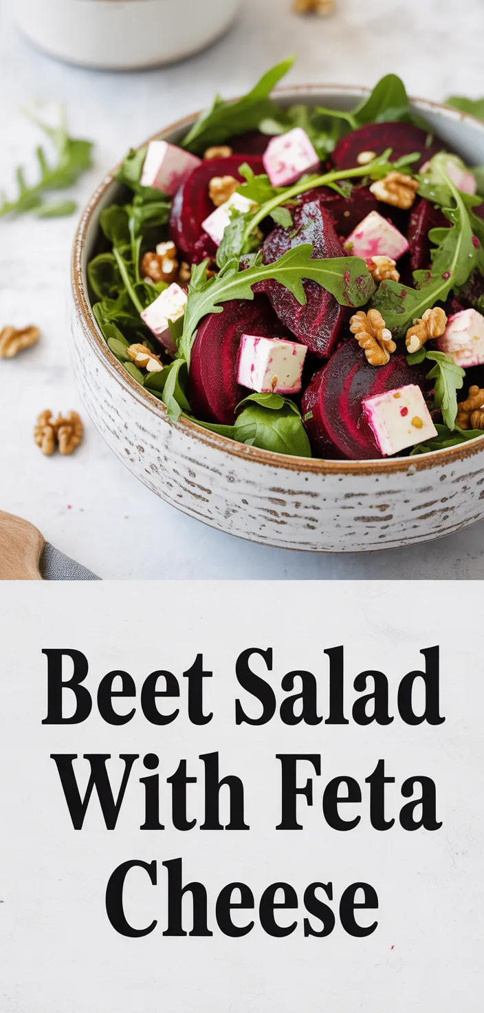 A photo of Beet Salad With Feta Cheese Recipe