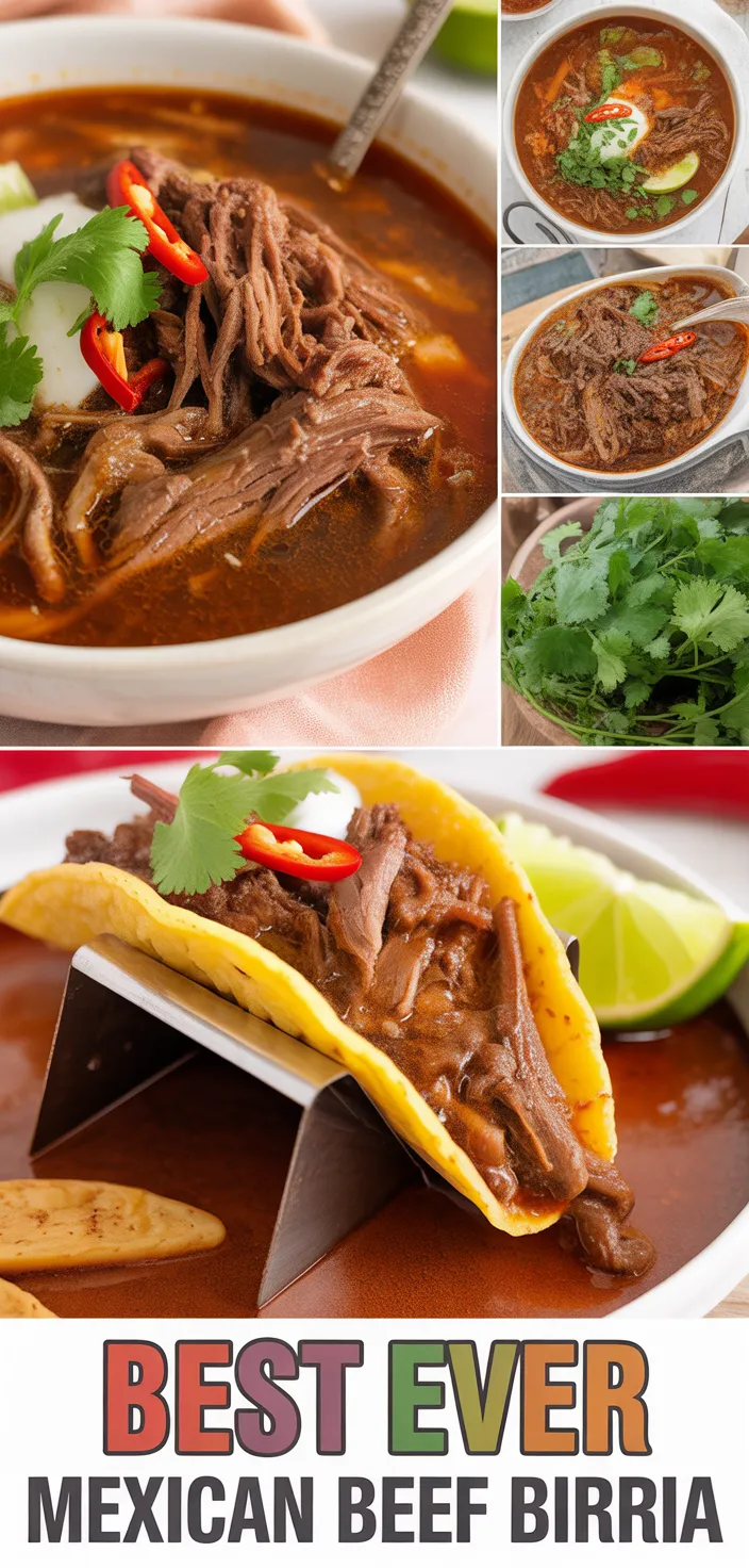A photo of Best Ever Mexican Beef Birria Recipe
