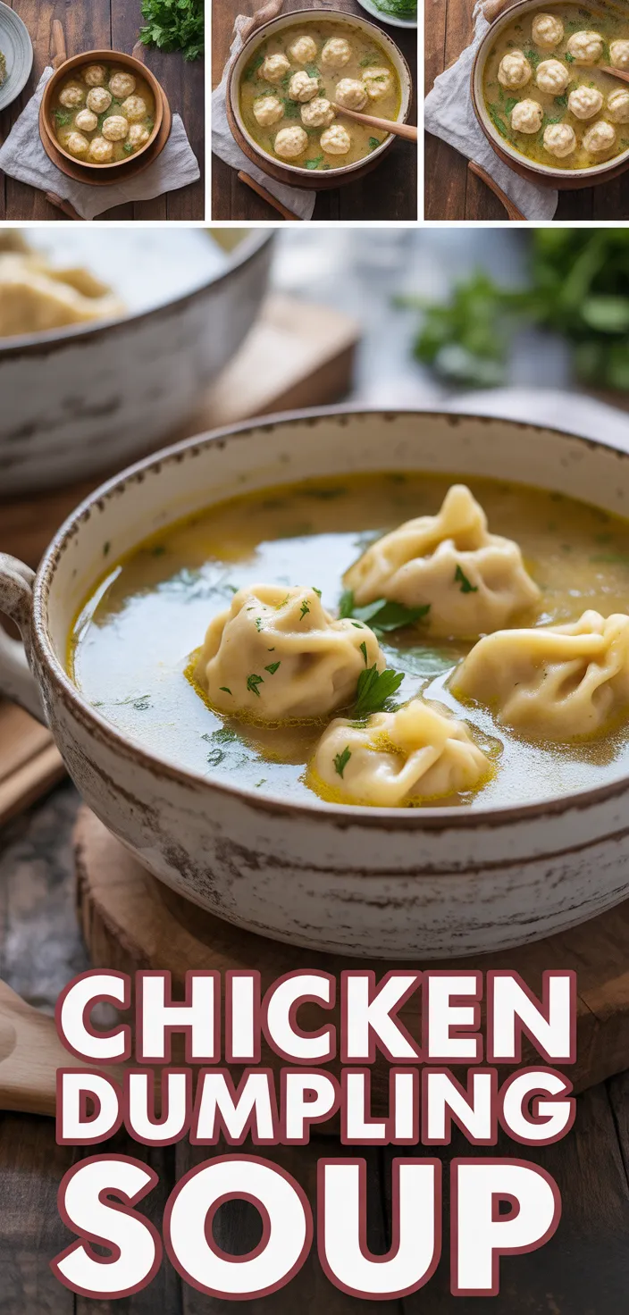 A photo of Chicken Dumpling Soup Recipe