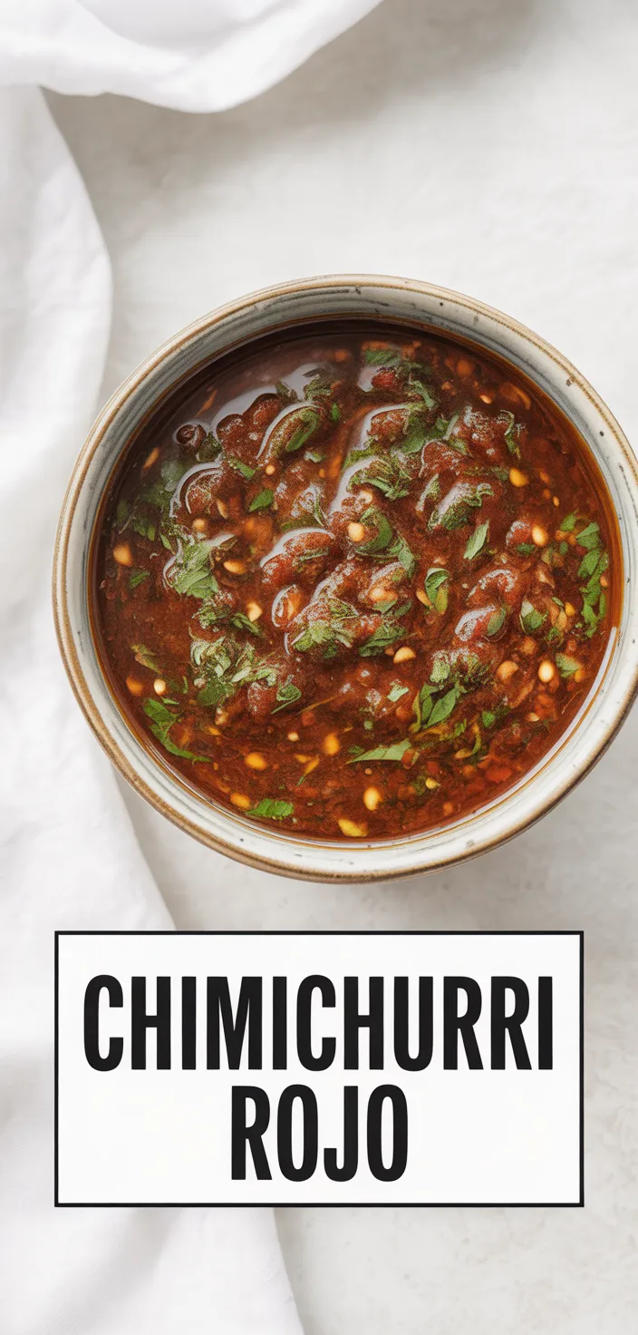 A photo of Chimichurri Rojo Recipe