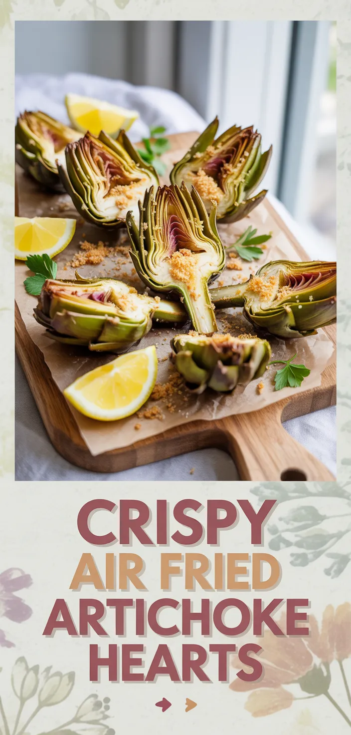 A photo of Crispy Air Fried Artichoke Hearts Recipe