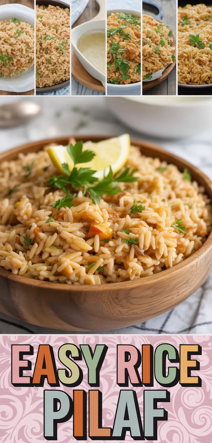 A photo of Easy Rice Pilaf Recipe