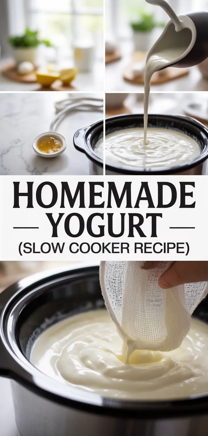A photo of Homemade Yogurt (Slow Cooker Recipe)