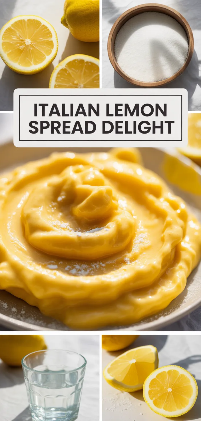 A photo of Italian Lemon Spread Delight Recipe
