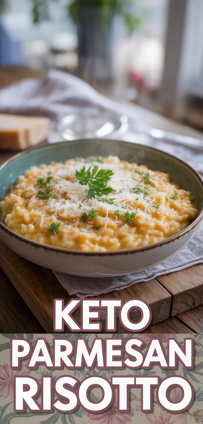 A photo of Keto Friendly Parmesan Risotto Recipe