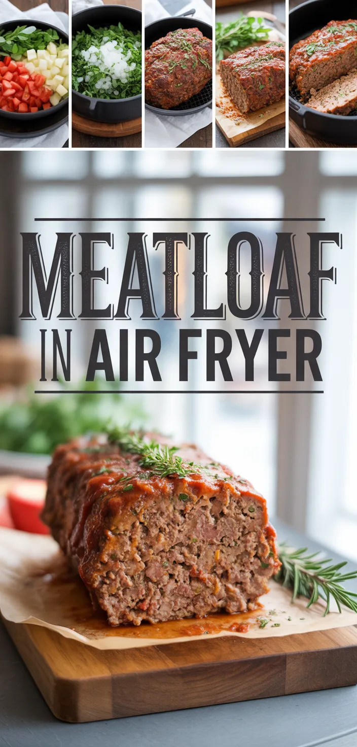 A photo of Meatloaf In Air Fryer Recipe