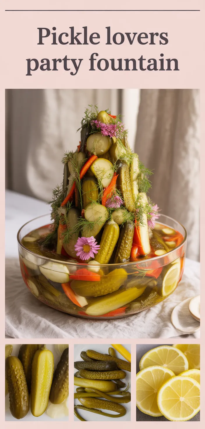 A photo of Pickle Lovers Party Fountain Recipe
