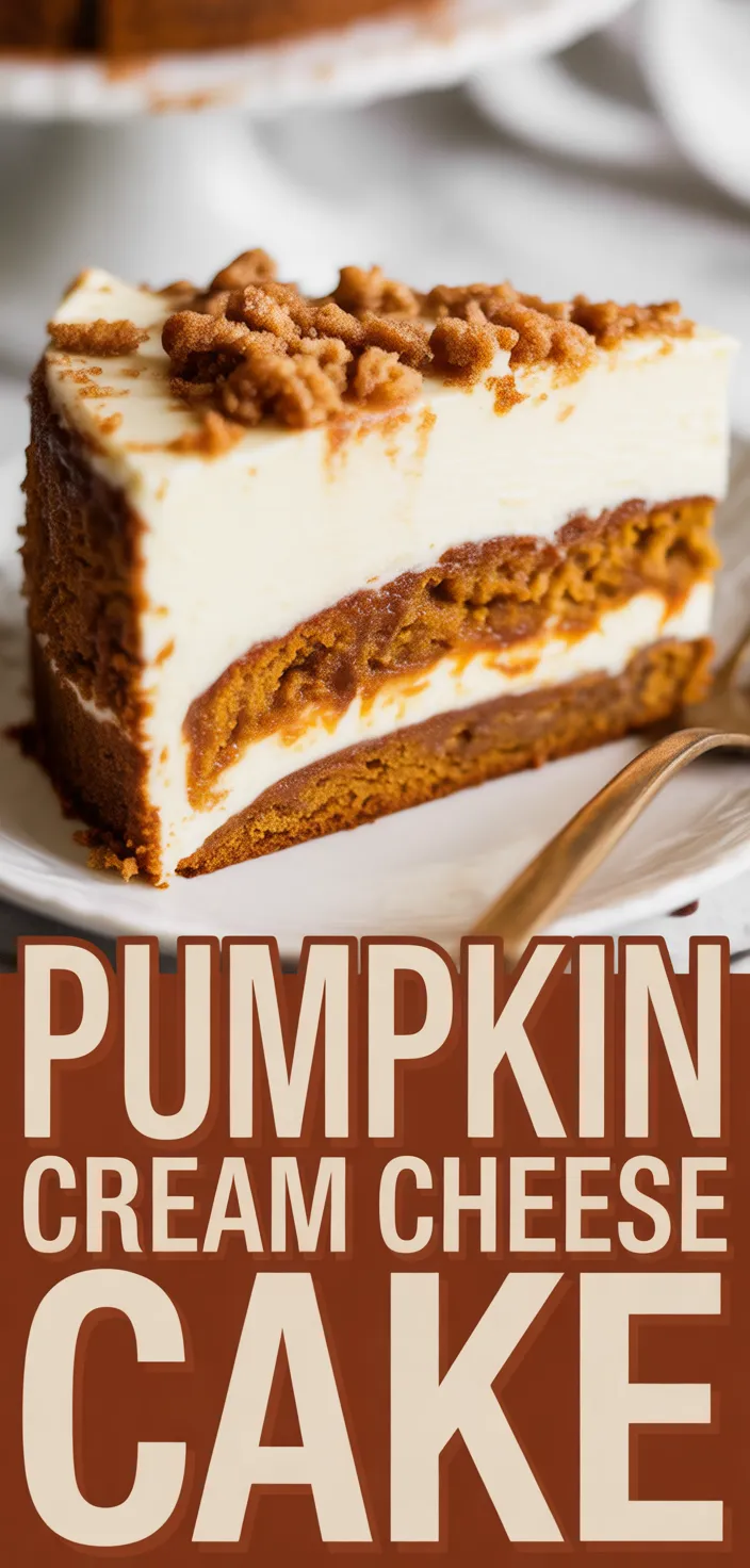 A photo of Pumpkin Crunch Cake With Cream Cheese Frosting Recipe