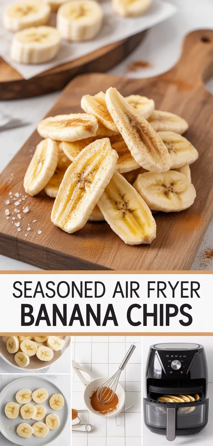 A photo of Seasoned Air Fryer Banana Chips Recipe