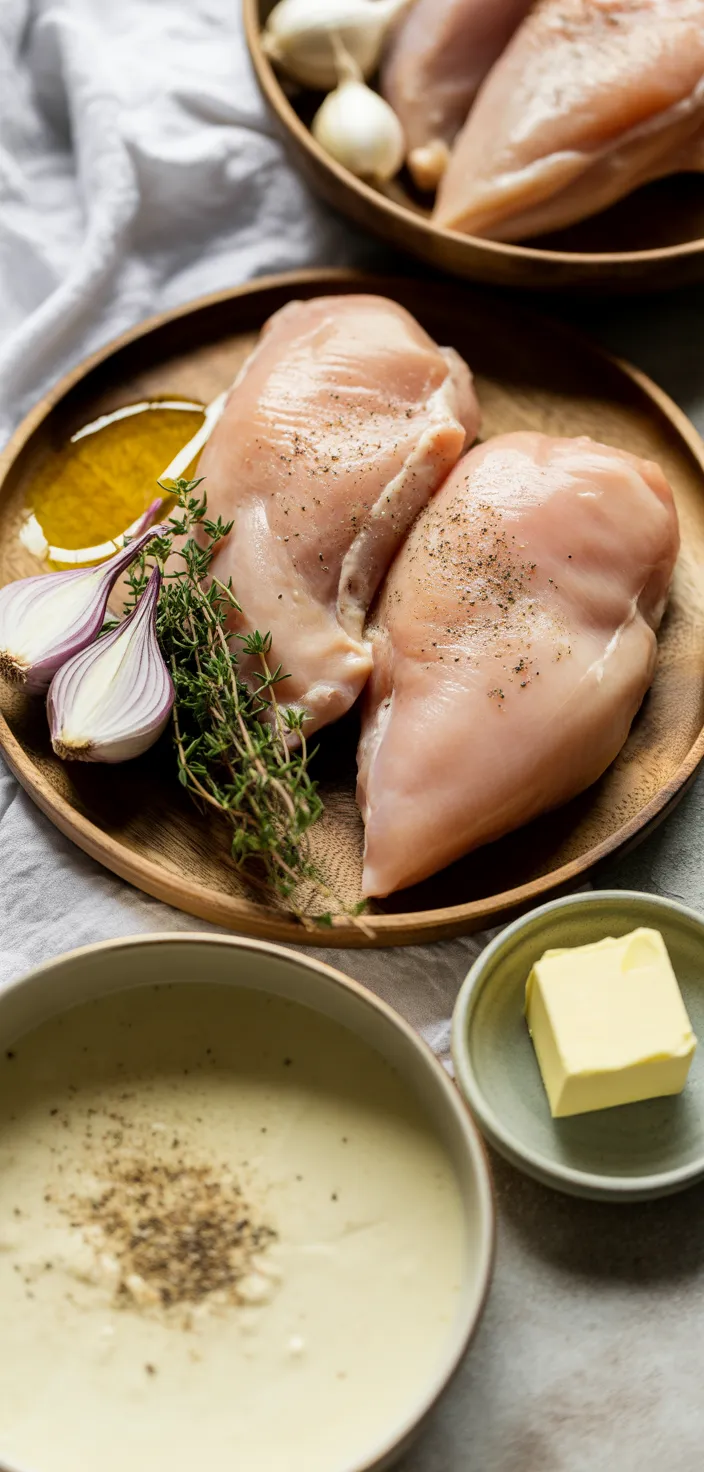 Ingredients photo for Creamy Dijon Chicken Recipe