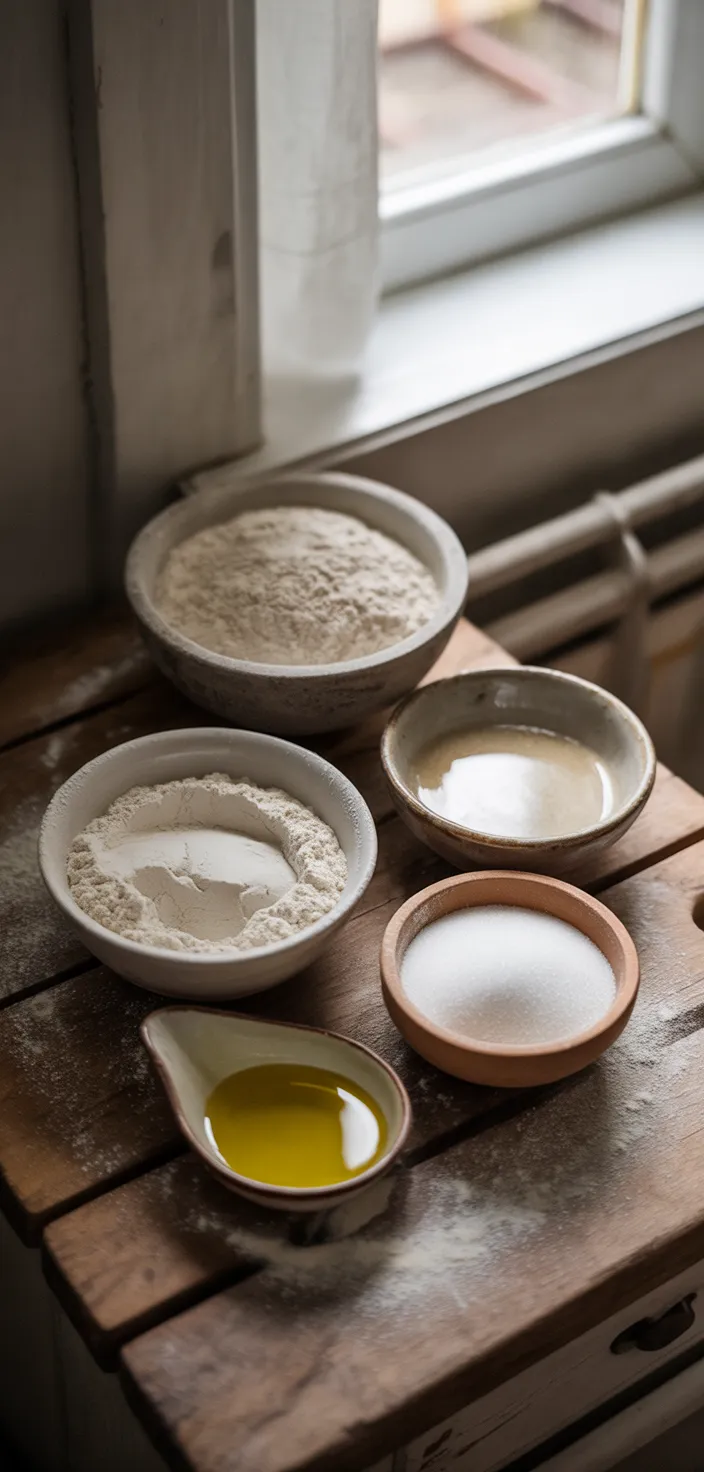 Ingredients photo for Easy Homemade Flat Bread Recipe