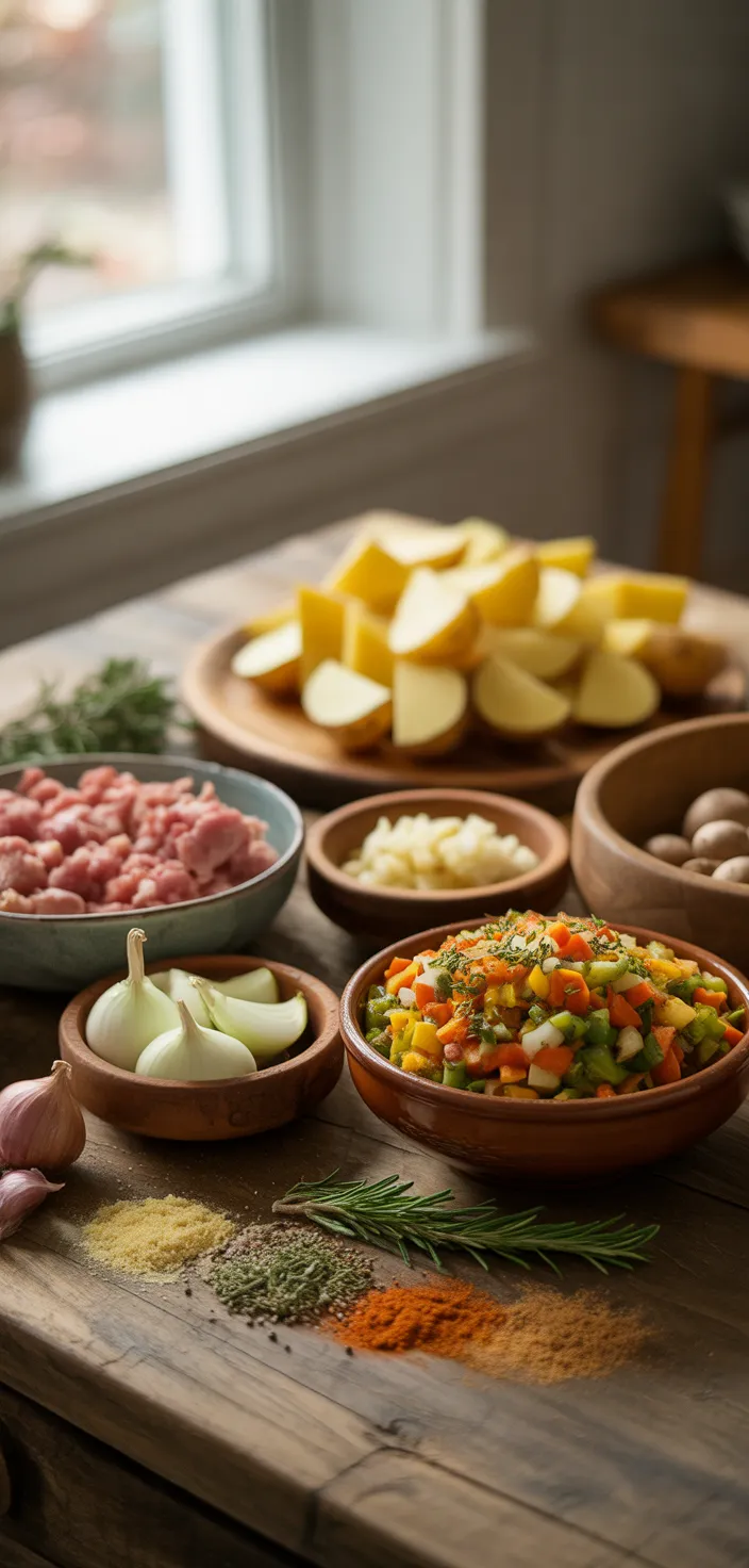 Ingredients photo for Easy To Make Turkey Shepherd's Pie Recipe