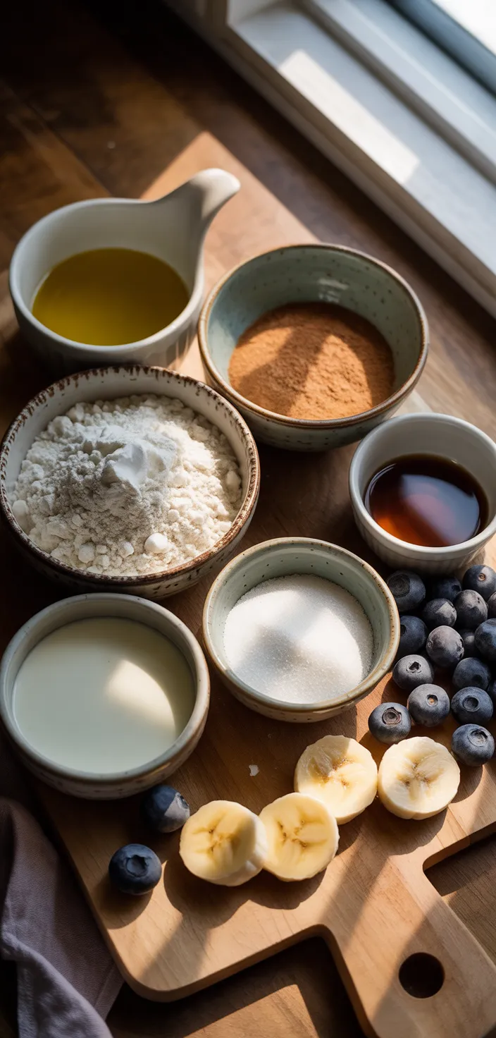 Ingredients photo for Extra Fluffy Dairy Free Pancakes Recipe