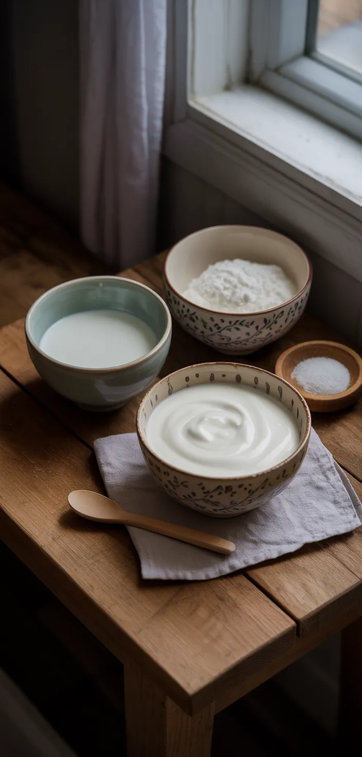 Ingredients photo for How To Make Homemade Greek Yogurt!  Recipe