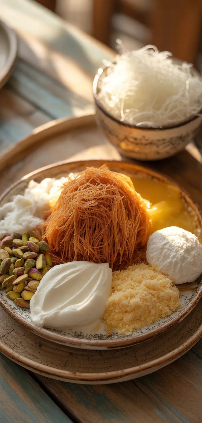 Ingredients photo for Lebanese Knafeh Recipe