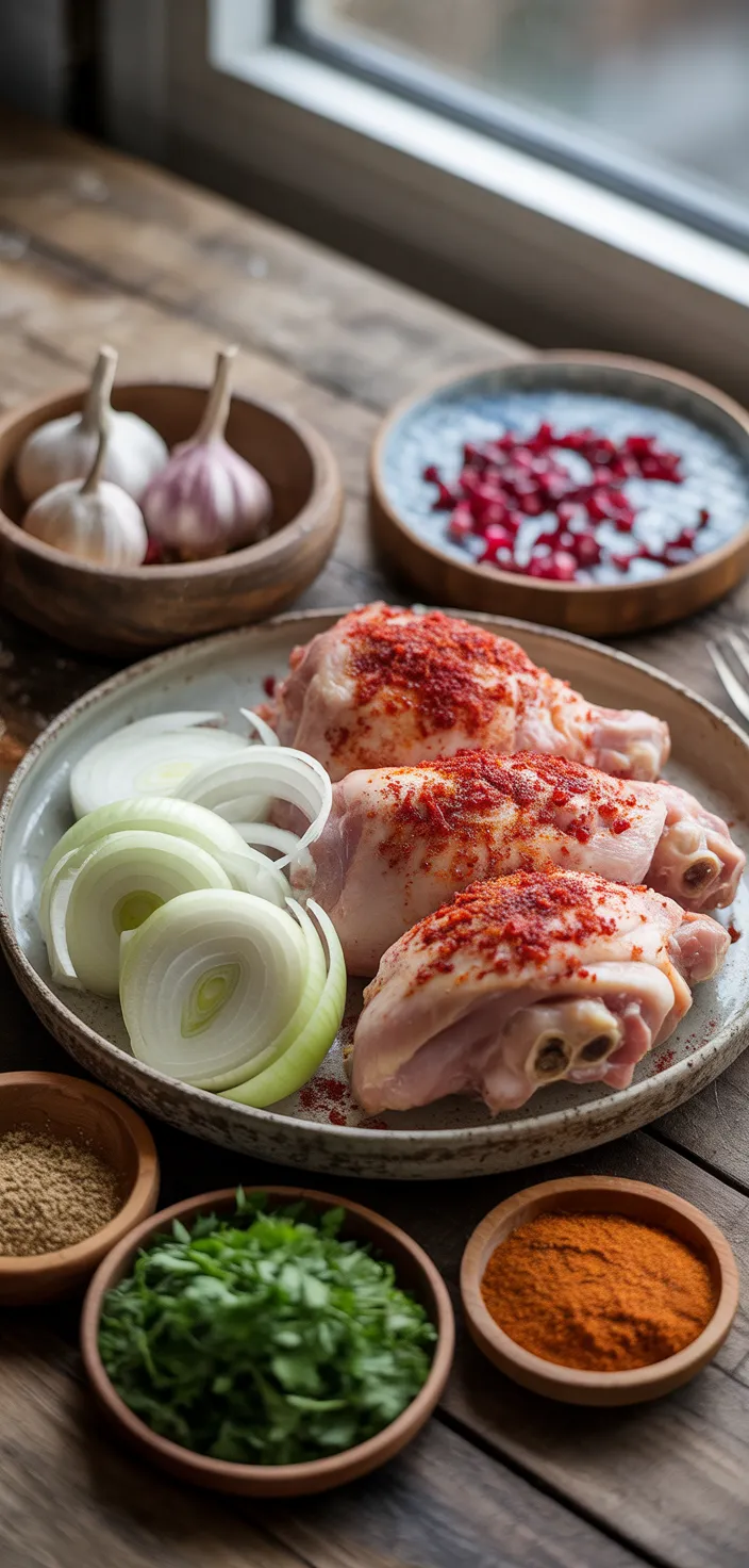 Ingredients photo for Middle Eastern Sumac Chicken Recipe