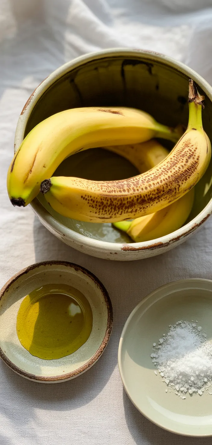 Ingredients photo for Seasoned Air Fryer Banana Chips Recipe