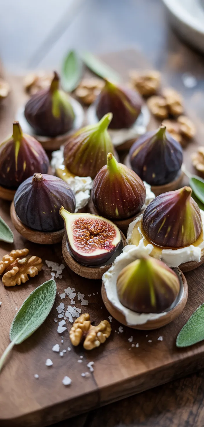 Ingredients photo for Baked Figs With Goat Cheese Recipe