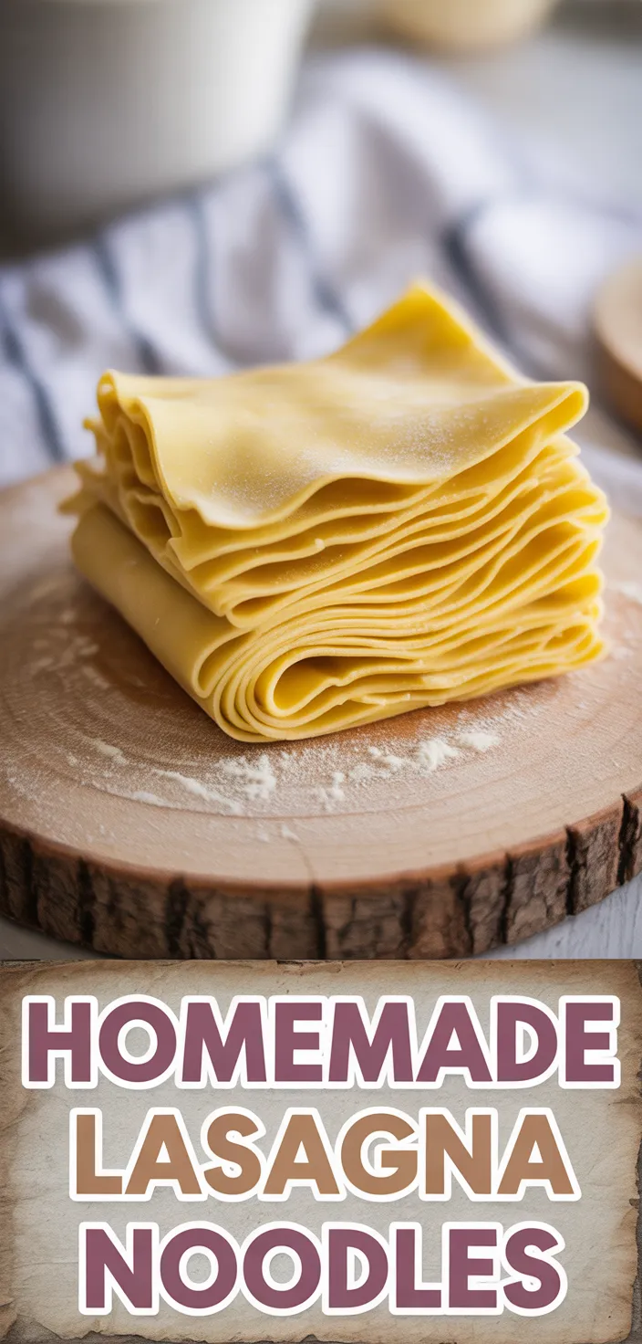 A photo of Homemade Lasagna Noodles Recipe