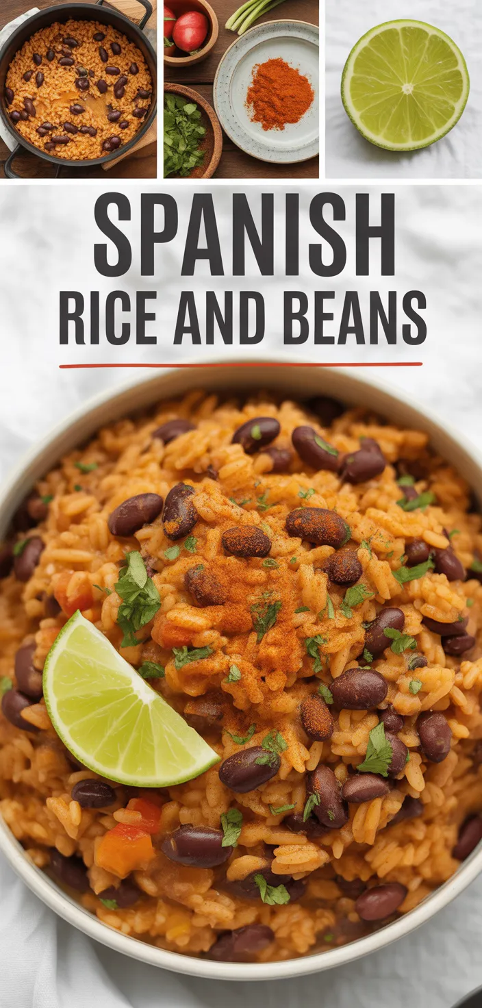 A photo of SPANISH RICE AND BEANS Recipe