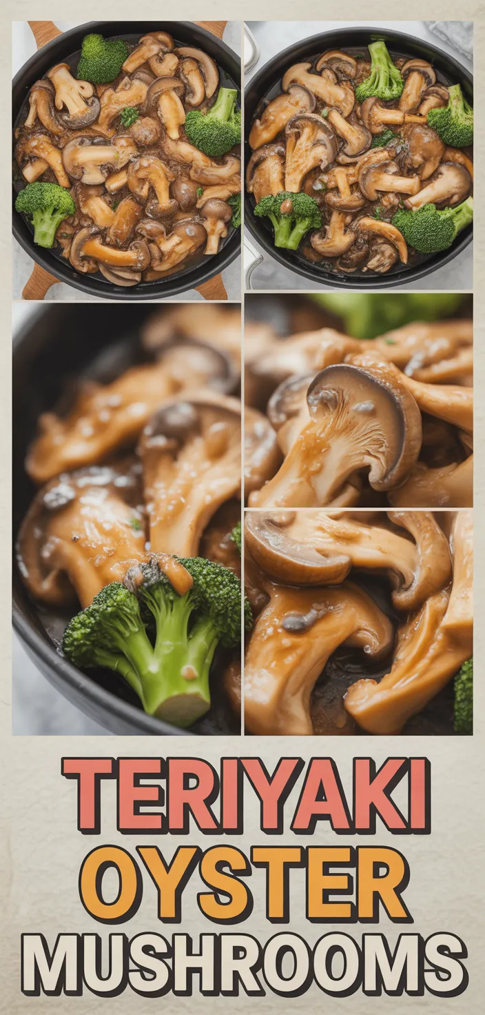 A photo of Teriyaki Mushrooms (made With Oyster Mushrooms!) Recipe