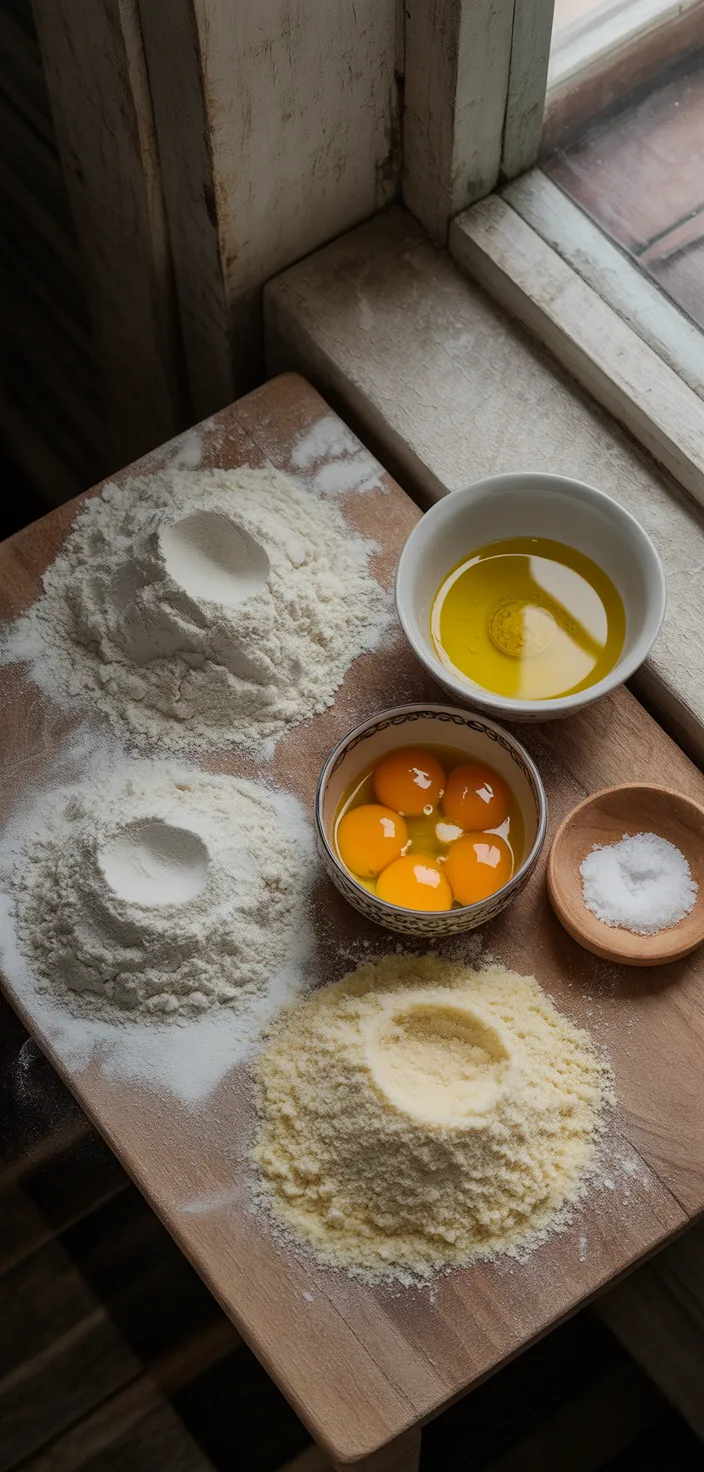 Ingredients photo for Homemade Lasagna Noodles Recipe