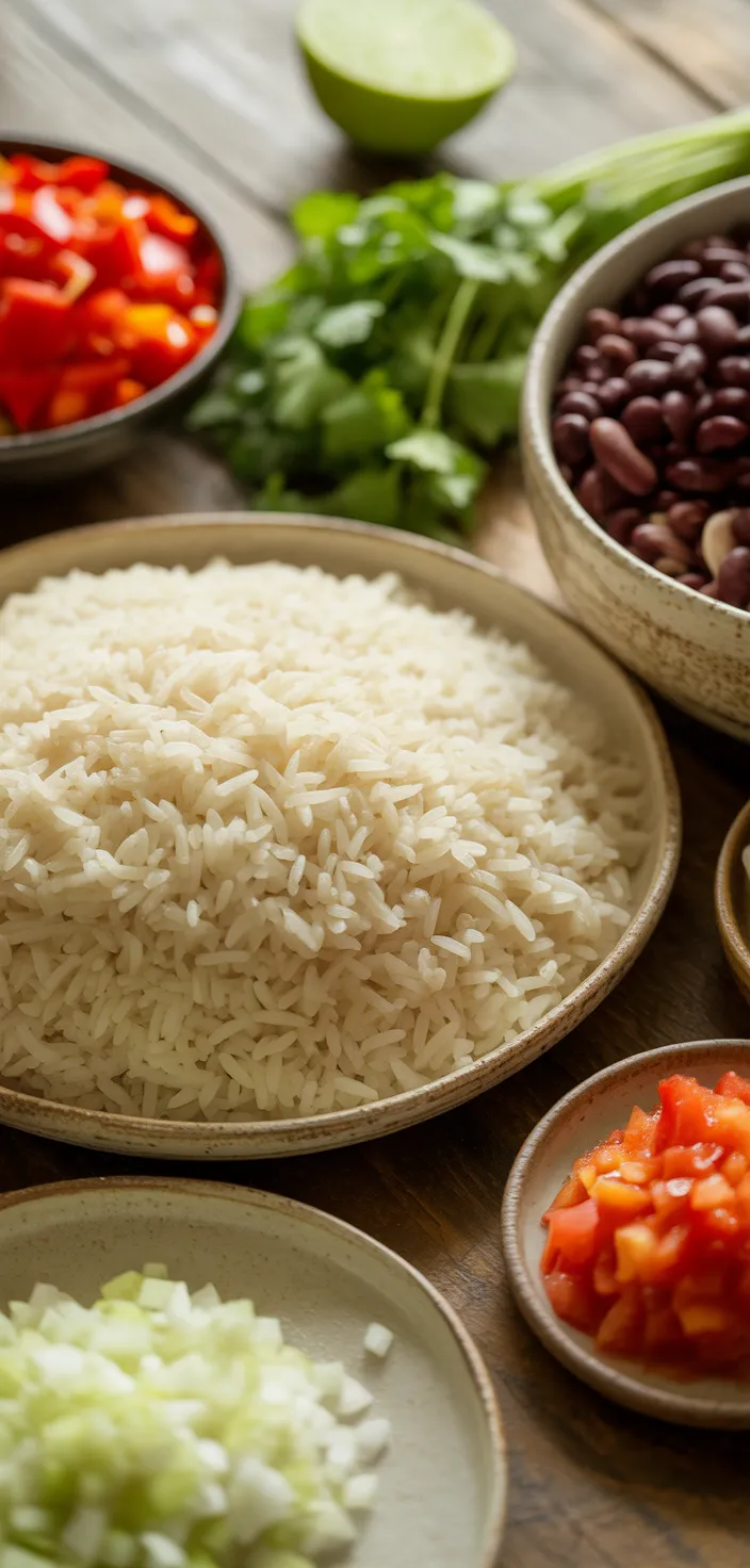 Ingredients photo for SPANISH RICE AND BEANS Recipe