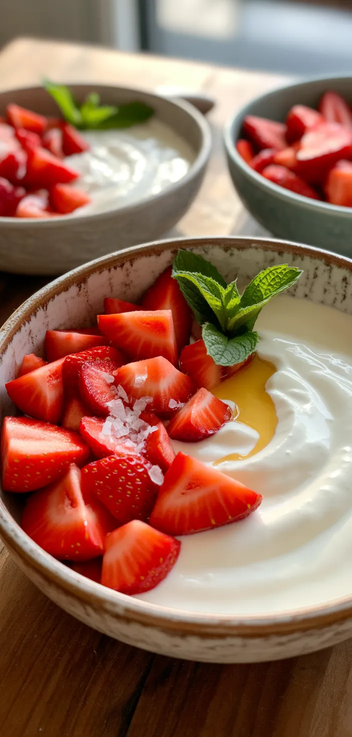 Ingredients photo for Chilled Strawberry Yogurt Soup Recipe
