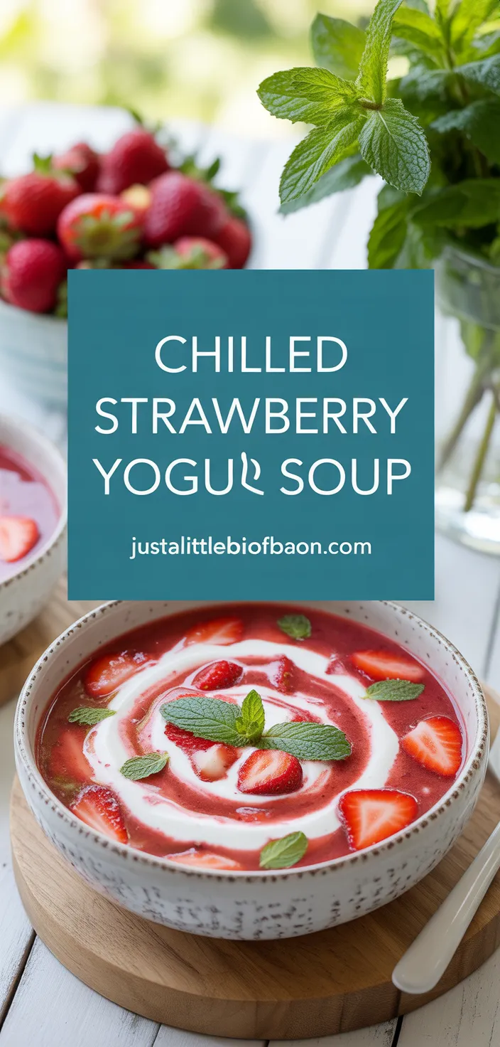 A photo of Chilled Strawberry Yogurt Soup Recipe