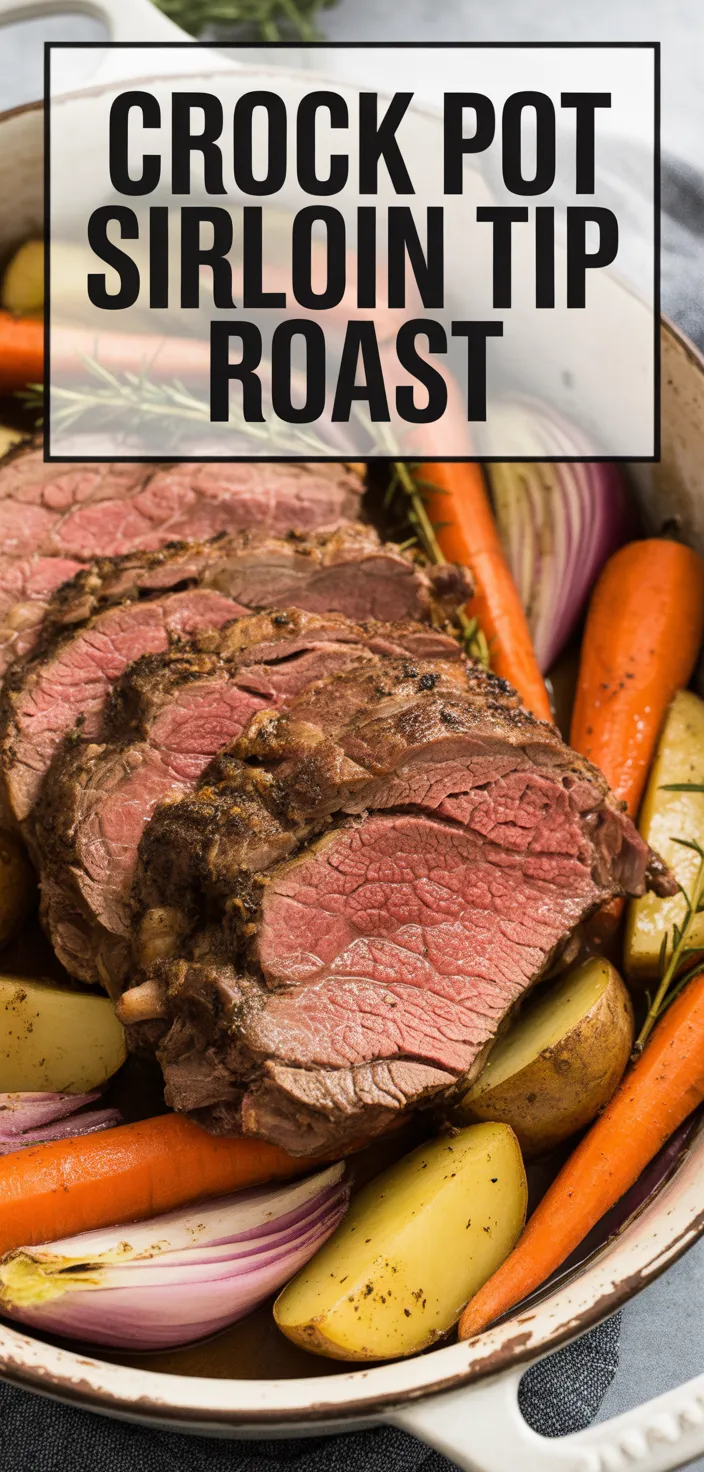 A photo of Crock Pot Sirloin Tip Roast Recipe