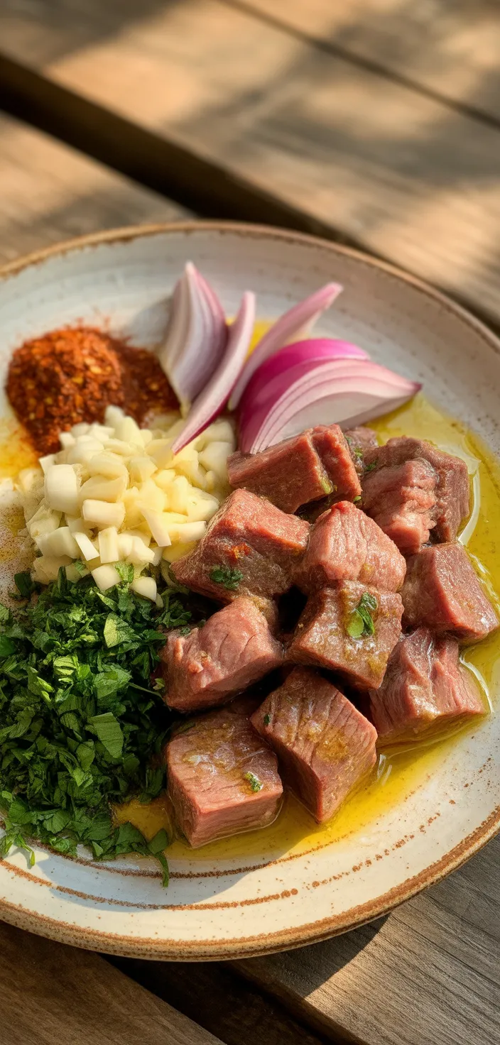 Ingredients photo for Greek Lamb Kabobs Recipe